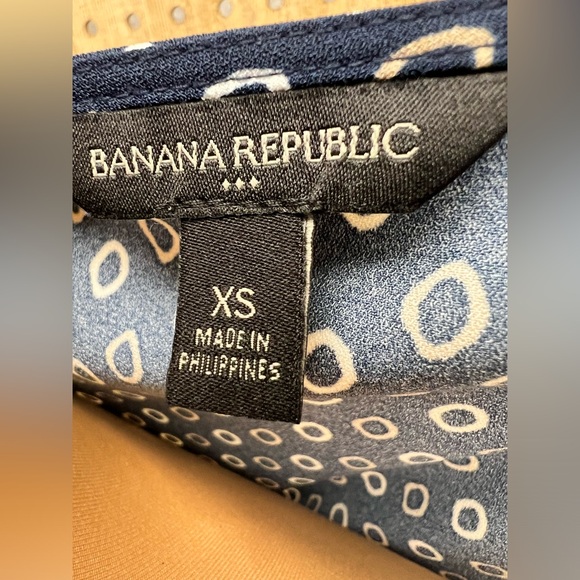 Banana Republic casual summer dress Adjustable tie shoulders Slip on Size XS - Picture 8 of 9